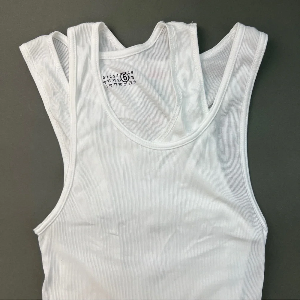 AUTHENTIC Supreme Maison Margiela MM6 Hanes Tagless Tank Top